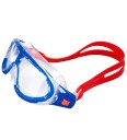 Speedo dykkerbriller til barn - Rift - Lyseblå m. rød stropp (Klart glass)