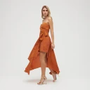 Federica Tosi Dame Kjoler Oransje S,