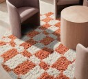 Rundt teppe   Atrani Natural Cotton Shaggy oransje Størrelse: Ø 240 cm