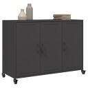  Skjenk svart 100,5x39x72 cm kaldvalset stål 8721102635632