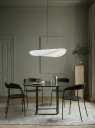 New Works Florence Spisebord 120 cm Svart Marmor / Svart