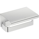 kosmisk papirholder med lokk chrome 152x80x110 mm