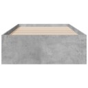  Sengeramme med skuffer betonggrå 90x190 cm konstruert tre 8721102620898