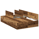 Oppbevarings Sengramme Gammel Tre 120x200 cm