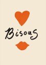 Bisous Poster Plakat / 100x150cm