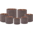 Meinl CSBPSSET2 Crystal Singing Bowl Sleeve Set Brown