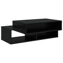  Kaffebord Svart Eik 105 x 50 x 32,5 cm Konstruert tre