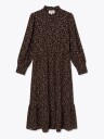 Vero Moda Aware Noelle Long Sleeve High Neck Ankle Dress Brun M