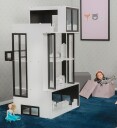 Cloudberry Castle Dukkehus Svart/Hvit