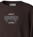 Name It Collegegenser - NkmVildar - Chocolate Plum/Spiller - Name It - 6 år (116) - Collegegenser - Brun