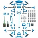 Yeah Racing CK-TT02BU Aluminum Conversion Kit For Tamiya TT02 Bl