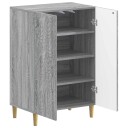 vidaXL Sko Skap DELFT 59,5 x 39,5 x 90 cm Konstruert tre Grå Sonoma