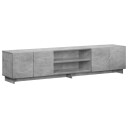 vidaXL TV benk 179,5 x 34,5 x 40 cm Betonggrå Konstruert tre