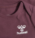 Hummel Body L/æ hmlElvina Plum Wine 1½ år 86 Langermet Body Lilla Rød