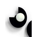 Swedish Ninja - Candy Big Circle 270 S Vegglampe Ninja Black Swedish Ninja