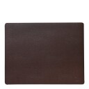 Lind DNA  Leather Serene Square bordbrikke L 35x44 cm hazel