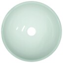 vidaXL Servant herdet glass 30x12 cm hvit