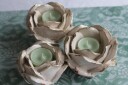 Telysholder liten rose