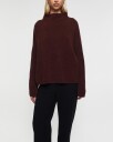Filippa K Mika Yak Funnelneck Sweater   Burgundy   M