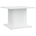 vidaXL Salongbord hvit 55,5x55,5x40 cm sponplate