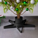 vidaXL Juletrestativ svart 47x47x13,5 cm
