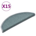 vidaXL Trappetrinnstepper 15 stk blå 56x17x3 cm