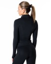 Relode Clean Zip Longsleeve Black - S