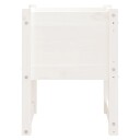 vidaXL Plantekasse hvit 40x40x52,5 cm heltre furu