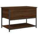  Oppbevaringsbenk brun eik 70x42,5x47 cm konstruert tre 8721012340732