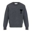 Ami Paris unisex Strikkevarer Grå M,