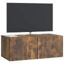  Vegghengt TV skap Røkt Eik 78,5 x 41 x 30 cm Konstruert tre