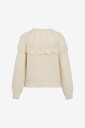 Vila Vimoyano O Neck L/S Knit Top/Bfs   Cream   S