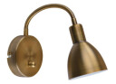 Lindby Amrei vegglampe, dimbar, antikk messing