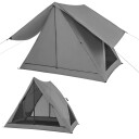 Cwy telt Pop up telt for 2 3 personer 360° ensidig gjennomsiktig familietelt 225 x 145 x 161 cm grå