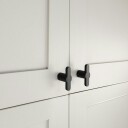 Knott Beslag Design T Fusion Sort Matt