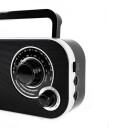 Camry CR 1140 Bærbar AM/FM Radio med USB-tilkobling Sølv