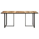 vidaXL Spisebord 180 cm grovt mangotre