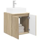  Vegghengt vaskeservant Sonoma eik 49,5 x 41 x 62,5 cm