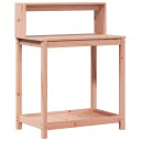  Pottebord med hyller 82,5x50x109,5 cm heltre douglasgran