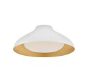 Agnes 18" Flush Mount Plaster White