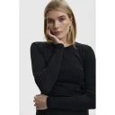 Gestuz Niniagz Ls Wool Roundneck Noos - Black - S