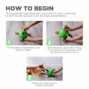 Nina Ottosson Dog Snuffle N' Treat Ball Puzzle Green Av Nina Ottosson