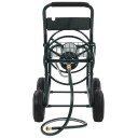 vidaXL Slangevogn med 1/2" slangekobling 75 m stål