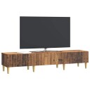  TV skap med skuff Gammelt tre 147 x 34,5 x 30 cm Konstruert tre