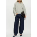Ami Paris Dame Gensere & Hettegensere Grå 2XS,