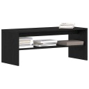 TV benk svart eik 100x40x40 cm konstruert tre