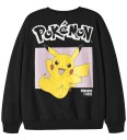 Name It Collegegenser - NkfOllan - Pokémon - Black - Name It - 7-8 år (122-128) - Collegegenser Gul Hvit Svart
