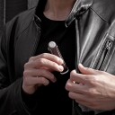 Orbitkey Nøkkelholder i Lær Espresso med Brune Sømmer