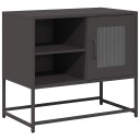 TV benk svart 68x39x60,5 cm stål