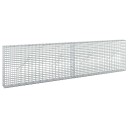 vidaXL Gabion med 5 mm tråd og 5x2,5 cm nett 200x10x50 cm